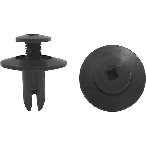 30pcs rivets plastique vis extension aile fixation Agrafes pare-chocs voitures 6mm (1/4)