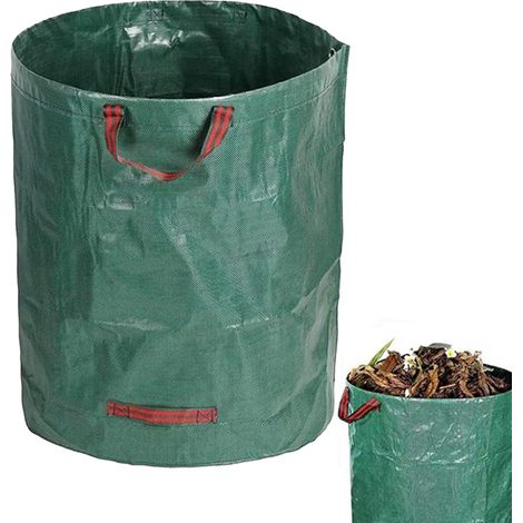 Sac Jardin Dechets Verts Sacs À Déchets De Jardin De 200L Très Résistants Avec Poignées Réutilisable et Pliable, Résistant et Autoportant, Idéal pour le Jardinage (1/5)