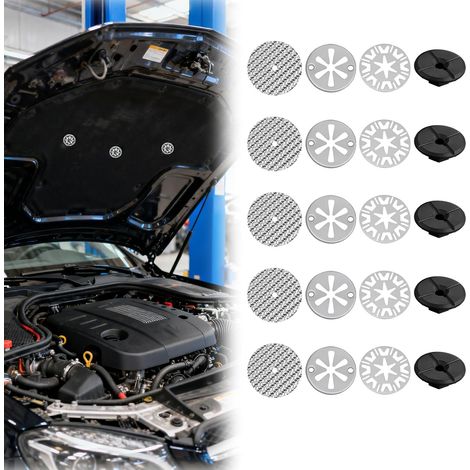 20 Pieces Heat Shield Fastening Clips, Car Heat Protection Clips, Assortment of Clips for Securing Under Hood Heat Shields, Compatible with Rain (1/5)