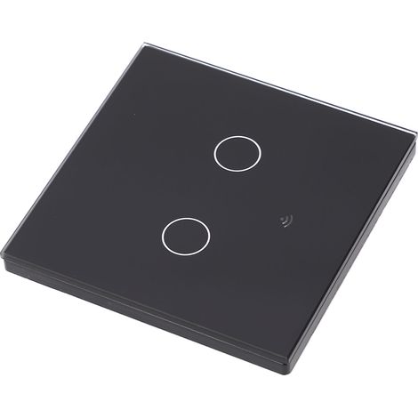 2-Wege-WLAN-Funkschalter, 80–260 V AC, 10 A, Touch-Relais-Timer, Fernsteuerung per Smartphone, kompatibel mit Alexa und Google Home (1/5)