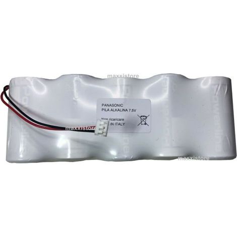 Panasonic pacco batteria compatibile allarme BAT-1502- 7.5V BAT0009 Kros Technik