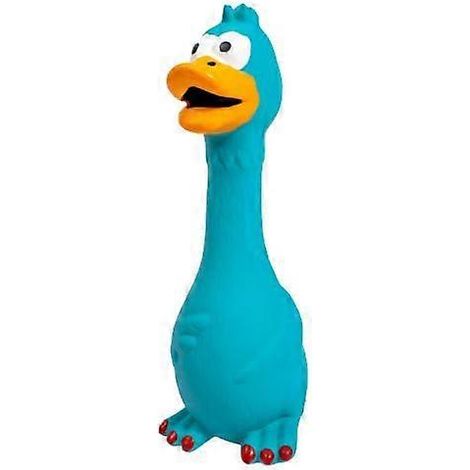 Jouet pour animaux de compagnie bleu, poulet criard en latex, jouet pour chat et chien, poulet criard, poulet ventilé, jouet pour chien résistant aux morsures (1/5)