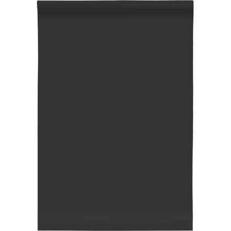 Sticker pour meubles autocollant noir mat 90 x 500 cm PVC CFW907297 (1/5)