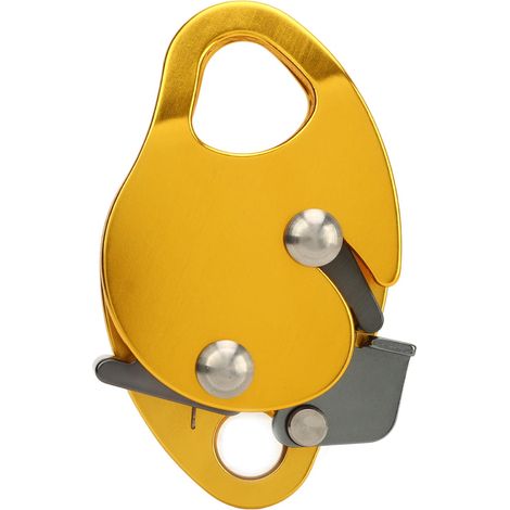 Pince de corde d'escalade en alliage d'aluminium, outil de préhension de sécurité pour alpinisme, équipement autobloquant pour corde (1/5)
