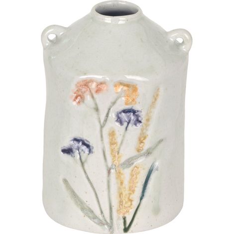 Vaso decorativo per fiori, design bohémien, ideale per soggiorni, ceramica di alta qualità, arredamento moderno