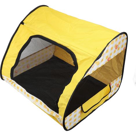 Parc pour chat/chien spacieux, portable et pliable, idéal pour une utilisation intérieure et extérieure. Dimensions : 70 x 55 x 45 cm / 27,6 x 21,7 x 17,7 pouces. (1/5)