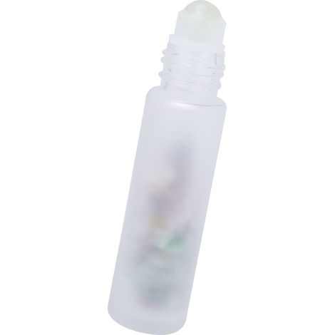 Flacon Roll-on en Verre 10ml avec Bille de Fluorite pour Aromathérapie et Soins Naturels (1/5)