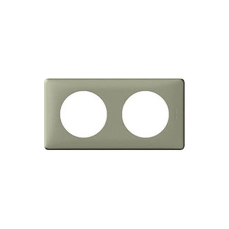 Legrand 068642 Khaki Legrand Céliane Faceplate - Neutral - 2-gang