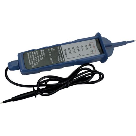 Testeur de tension avec pointes des touches, pré-calibré, cat III, garantie 3  ans - Tibelec (1/2)