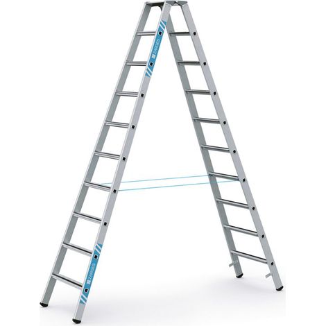 ZARGES Saferstep B - LM-Stufen-Stehleiter 2 x 10 Stufen (1/4)