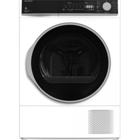 Asciugatrice Sharp 10 kg pompa di calore KDNHB0S7GWD Classe D