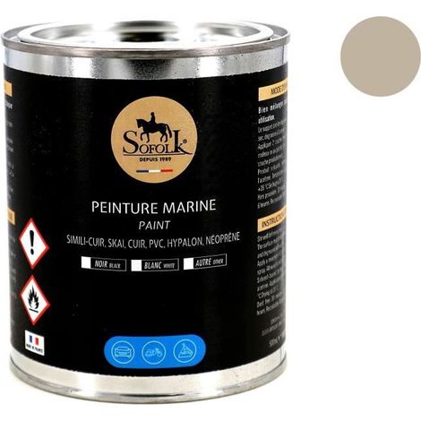 Pittura Selleria Nautica - SOFOLK - panche - Pierre (Beige) - Opaco - 0,5 L (1/4)