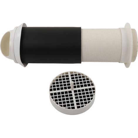 Sortie d'air murale pour hotte aspirante 110 mm (perforée à 125 mm) (1/5)