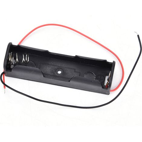 Boîtier de batterie en plastique adapté au support de stockage 18650 3,7 V avec fil (1 batterie) (1/5)