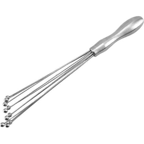 Fouet à œufs en silicone, batteur à boule en acier inoxydable 45577 pouces, idéal pour la cuisine. (1/4)