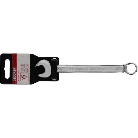 R09100140 Llave combinada de anillo y boca 14 mm longitud 173 mm (1/4)