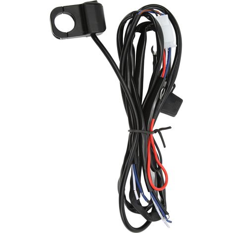 Interrupteur guidon moto étanche, commande LED projecteur faisceau DC 12V pour quad dirt bike, câble 1,6 m/1,75 yd (1/5)