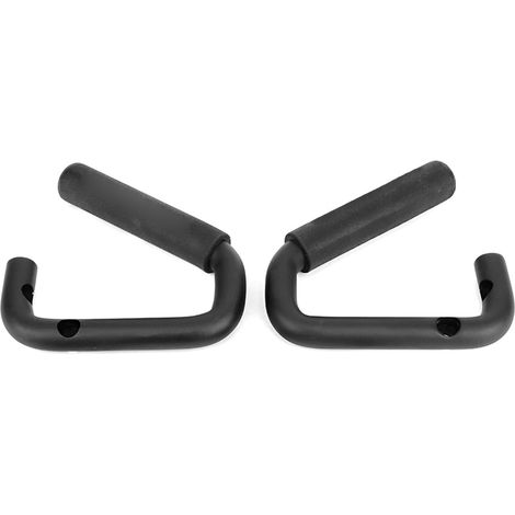 Poignée de Maintien Avant de Voiture en Alliage d'aluminium, Poignée de Conception Ergonomique Antidérapante, de Remplacement Facile à Installer, Idéale pour JK 2 Portes 4 2007 2019, Noir (1/5)