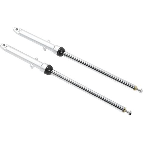 2 vordere Stahlschalldämpfer, 670 mm/26,38 Zoll, für Motorräder, ersetzt CG125 CT90 CT110 (1/5)