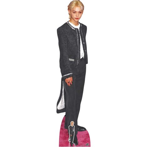 Figurine en carton  – Felix Lee chanteur Stray Kids - Haut 172 cm (1/5)