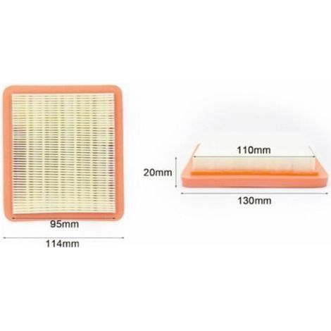 Lot de 3 filtres à air pour tondeuse à gazon pour GCV145/170/200 HRU19/HRN216/HRX217/HRG466 17211-Z8B-901 (1/5)
