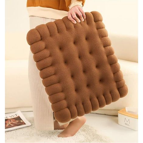 Joli Coussin Rectangle Mock Cookie Coussin pour Siège, Sol, Bar, Salle de Jeux - Café (1/4)