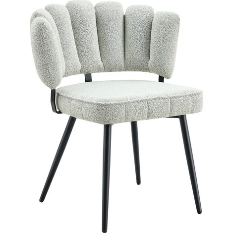 Set tavolo e sedie da pranzo rotondo 107 cm effetto noce con 2 sedie beige (1/5)