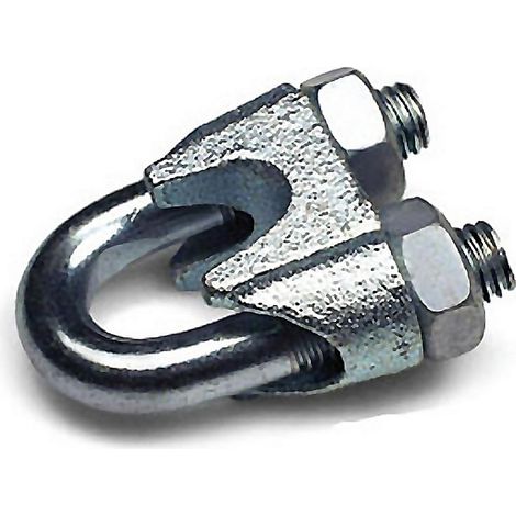 SUJETACABLES GALVANIZADO 6 MM