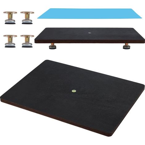 Planche de Nivellement en Résine pour Résine Époxy Table de Nivellement Réglable en Résine 400x300mm avec Tapis en Silicone pour Moules en Résine Vagues Époxy (1/5)