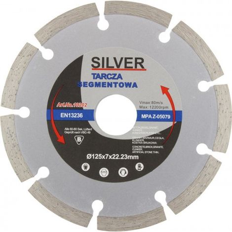 Tarcza diamentowa segmentowa 230 x 22,2 x 7mm