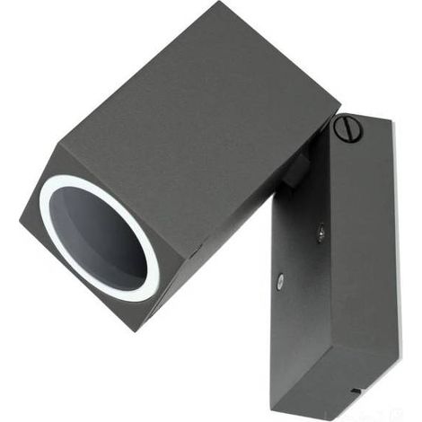 Applique murale orientable extérieur anthracite 165MM design pour ampoule GU10 (1/5)