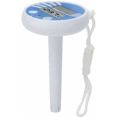 AIPER Flottant Thermomètre De Piscine Solaire Powered Numérique Indicateur De Température De l'eau avec La Chaîne pour L'extérieur/Intérieur Piscines, Eau du Bain, Spas, Spas, Jacuzzis Et Aquariums