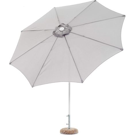 Ombrellone palm beach  diametro bianco 3mt giardino balcone campeggio spiaggia (1/3)