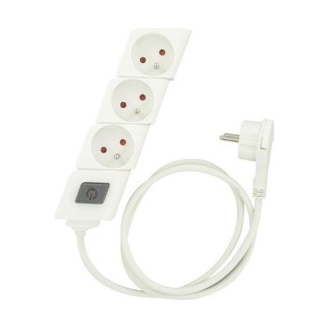 Mehrfachsteckdose Flachstecker 3 x 2p+t - Dhome