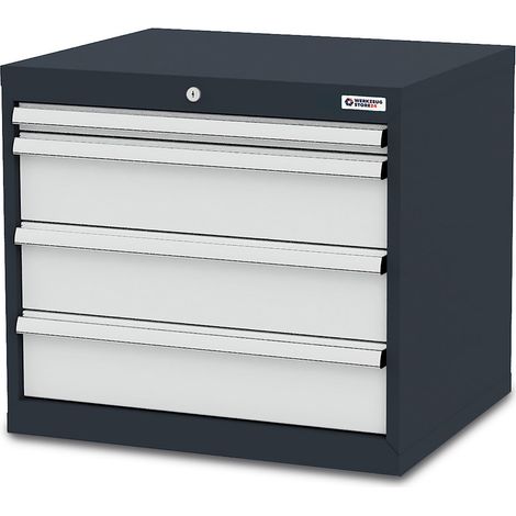 WS24 Schubladenschrank Schubladen: 1 x 50 3 x 150B x T x H 700 x 575 x 620 mm - WS24-100260