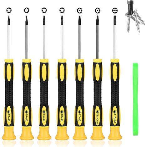 7-piece set of Phillips screwdrivers+1 pry bar (1/5)