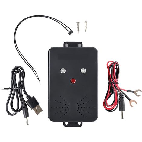 Vanno Répulsif ultrasons martres 12V pour voiture, anti rongeurs pour compartiment moteur, 12-24 kHz, 80 dB, portée 45 m2, capteur de vibrations, alimentation pile ou batterie (1/2)