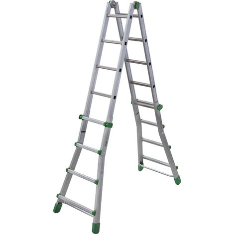 Aluminium-Teleskopleiter FACAL 4x5 Arbeitshöhe max. 5,5 m ALU PRO BK3A (1/3)