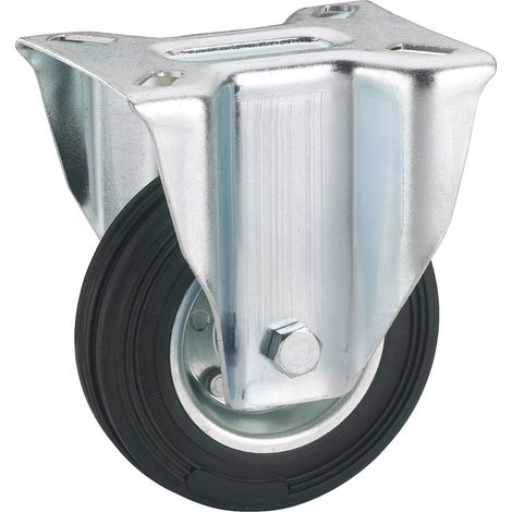 Bockrolle 80 x 25 mm, Tragkr. 50 kg Möbelrollen (1/2)
