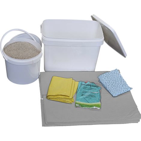 eurokraft basic, Boîte d'urgence anti-fuite, avec feuilles et