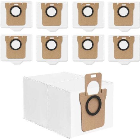 Dust Bag for Dreame L10s Ultra/Dreame S10 Robot Vacuum Cleaner, Vacuum Cleaner Bag Accessory Kit, Dust Collection Bag, 2.5L Capacity Replacement Bag (8PCS) (1/5)