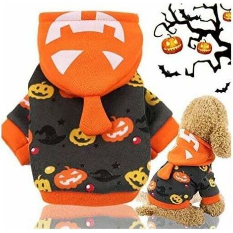 Manteau à capuche Halloween pour animaux de compagnie (S)-Fei Yu (1/5)