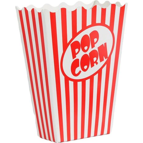 35 Pièces Boite Pop Corn Grande,Rayures Rouges et Blanches a Pop Corn, Rétro Popcorn Boite à Rayures, Boîtes à Popcorn Conteneur Carton en Papier pour Cinéma Fête Anniversaires (1/5)