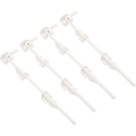 4 ensembles de tiges de verrouillage au sol de 18 pouces pour portail en rotin, loquet robuste pour porte de clôture en bois et métal (1/5)