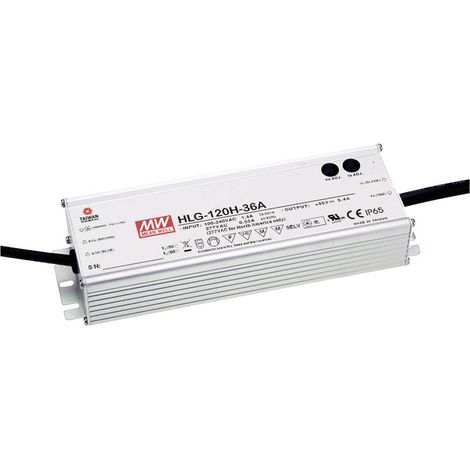 MEAN WELL HLG-120H-C350A Driver per LED, Trasformatore per LED Corrente costante 150 W 0.35 A 215 - 430 V/DC Circuito P (1/3)