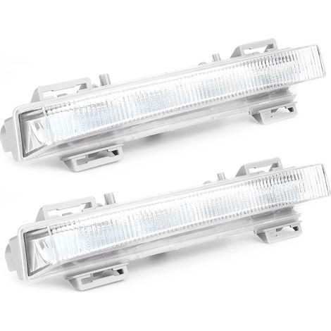 1 paire de feux diurnes de voiture DRL antibrouillard adaptés pour Mercedes GLE300d GLE350 ML250 2049065401 (1/5)