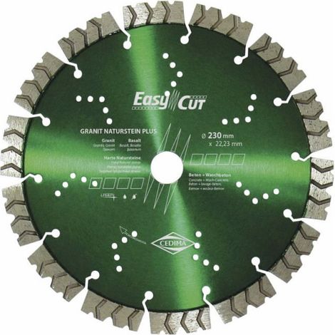 Disque à tronçonner diamanté Cedima 50007051 400 mm