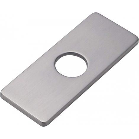YMYNY Lochplatte für Küchenspüle, für Badezimmerarmatur, Waschbecken, Wasserhahn-Rosette aus gebürstetem Nickel (1/5)