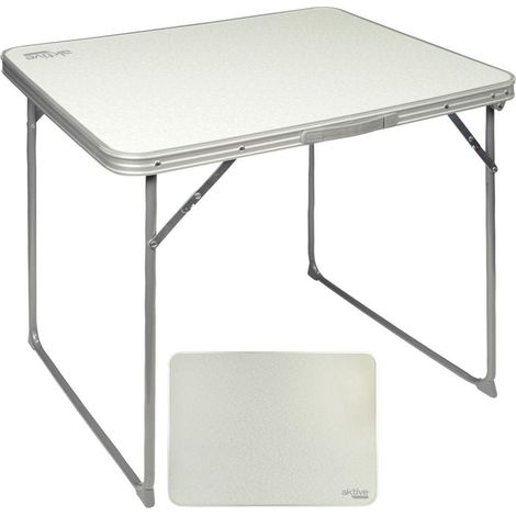 Aktive Klapptisch Weiß für den Außenbereich
