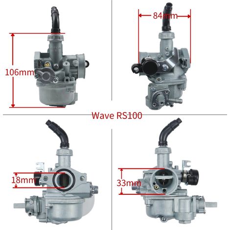 Vergaser für WAVE100S / WAVE100R / SUPRA FIT / DREAM110 Motorräder (1/4)